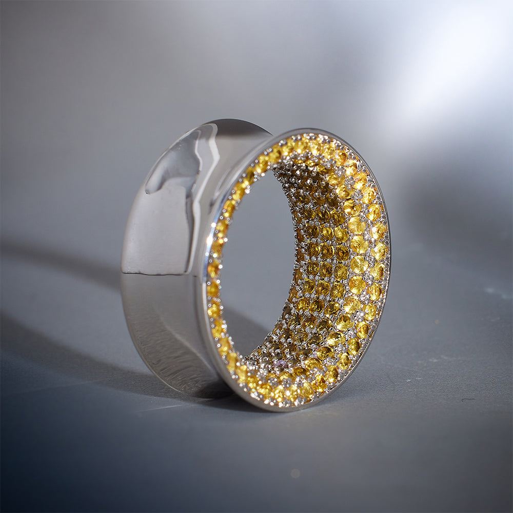 Yellow Zircon 8K Stars Shining Tunnel (2Pcs)