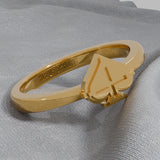 Ace of Spades Narrow Ring
