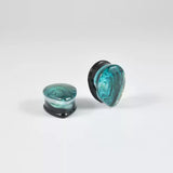 Abyssal Bloom | Bouchons d'oreilles en verre Liuli faits main