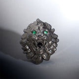 Wolframstahl-Moissanit-Smaragd-Roar-Stecker (2 Stück)