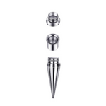 Titanium Spike Flared Ear Stretching Kit 