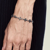 Vintage Cross Stainless Steel Bracelet for Men