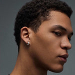 S925 Silver Eye of Horus Earrings Jewelry for Women Men