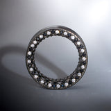 Tungsten Steel Zircon Checkerboard Tunnel(2pcs)