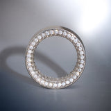 8K Stars Shining Moissanite Ear Gauge Tunnel（2Pcs）