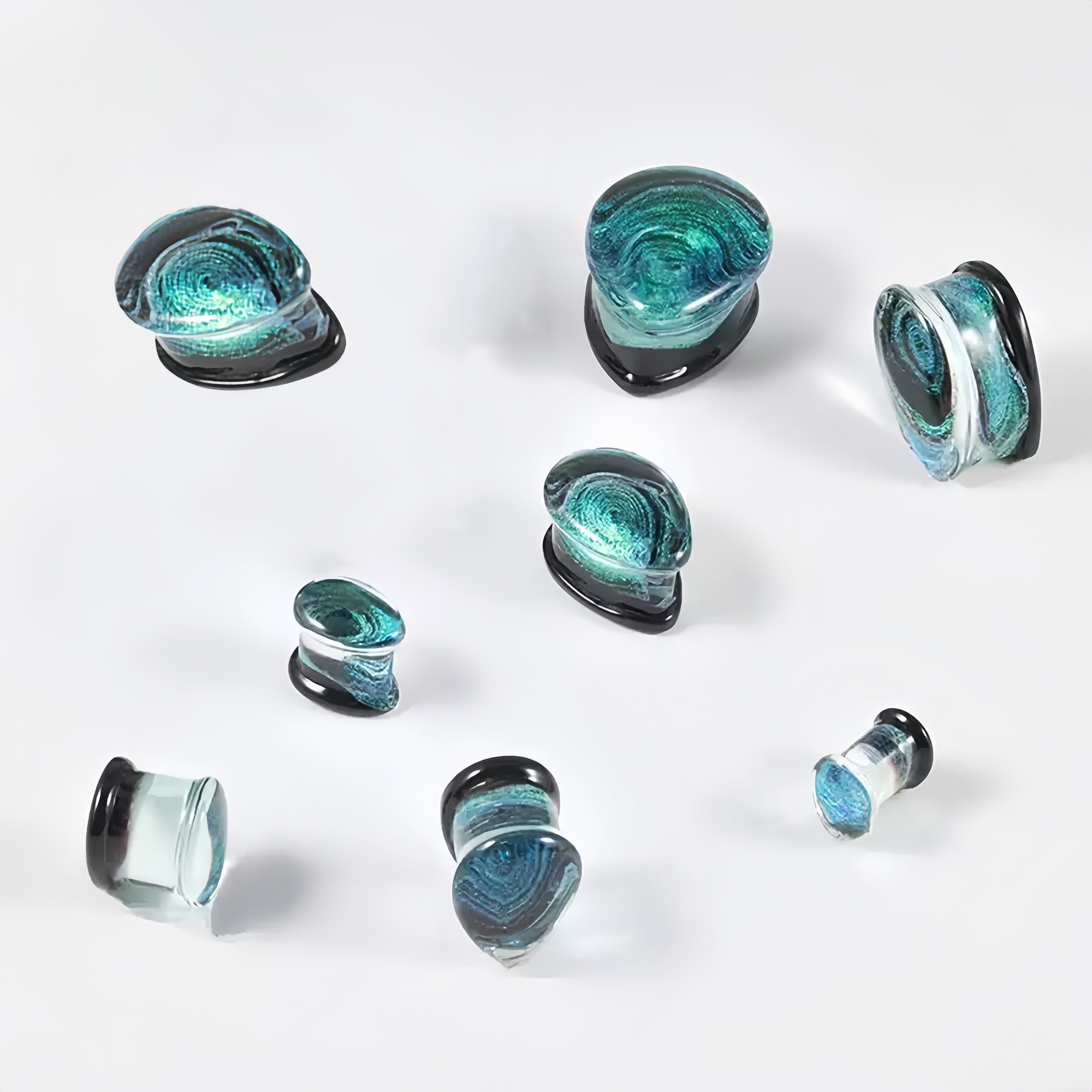 Abyssal Bloom | Handcrafted Liuli Glass Ear Plugs