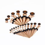 Multicolor Spike Ear Stretching Kit 36Pcs