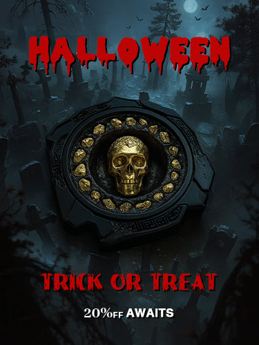AKAK HALLOWEEN 20% OFF Pearl skull series and Tungsten Steel tunnel