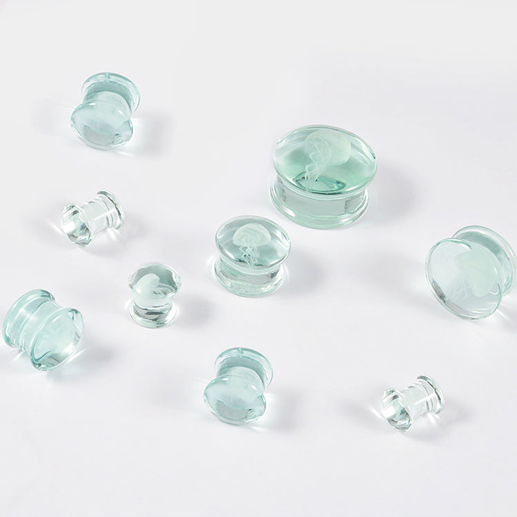 Abyssal Bloom | Handcrafted Liuli Glass Ear Plugs