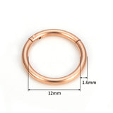 5pcs Ring stack Hinged Hoops Ear Weight (Only for Bundle Set)