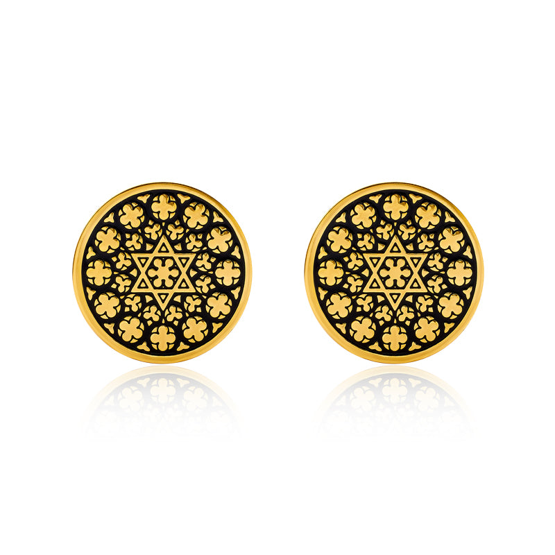 Stellar Blossom Steel Ear Piercing Plugs