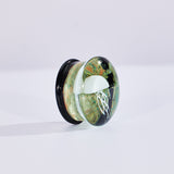Abyssal Bloom | Bouchons d'oreilles en verre Liuli faits main
