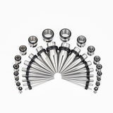 Multicolor Spike Ear Stretching Kit 36Pcs