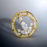 Anchor of Ocean Moissanite S925 Silber Ohr Tunnel (2 Stück)