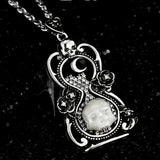 Destiny Rose Skull Necklace