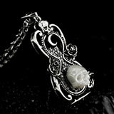 Destiny Rose Skull Necklace