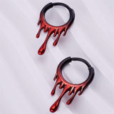 Gradient Lava Hoop Ring Nose Piercing