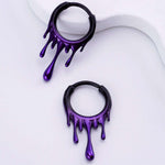 Gradient Lava Hoop Ring Nose Piercing