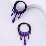 Gradient Lava Hoop Ring Nose Piercing