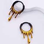 Gradient Lava Hoop Ring Nose Piercing