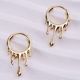 Gradient Lava Hoop Ring Nose Piercing