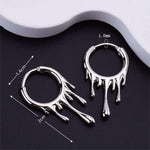 Gradient Lava Hoop Ring Nose Piercing