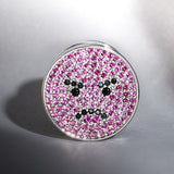 S925 Silver Fury Elf Zircon Ear Plug（2pcs）