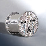 14K Tearlight Starry Zircon Ear Plug（2pcs）