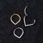 Heart Symbol Nose Piercing