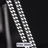S925 Silver Luxury Baroque Moissanite Cross Necklace