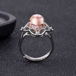 Skull Blossom S925 Silver Ring