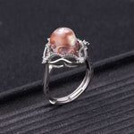 Skull Blossom S925 Silver Ring