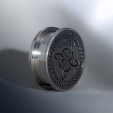 Stainless Steel Knot of Witches Steel Ear Piercing Plugs 2Pcs