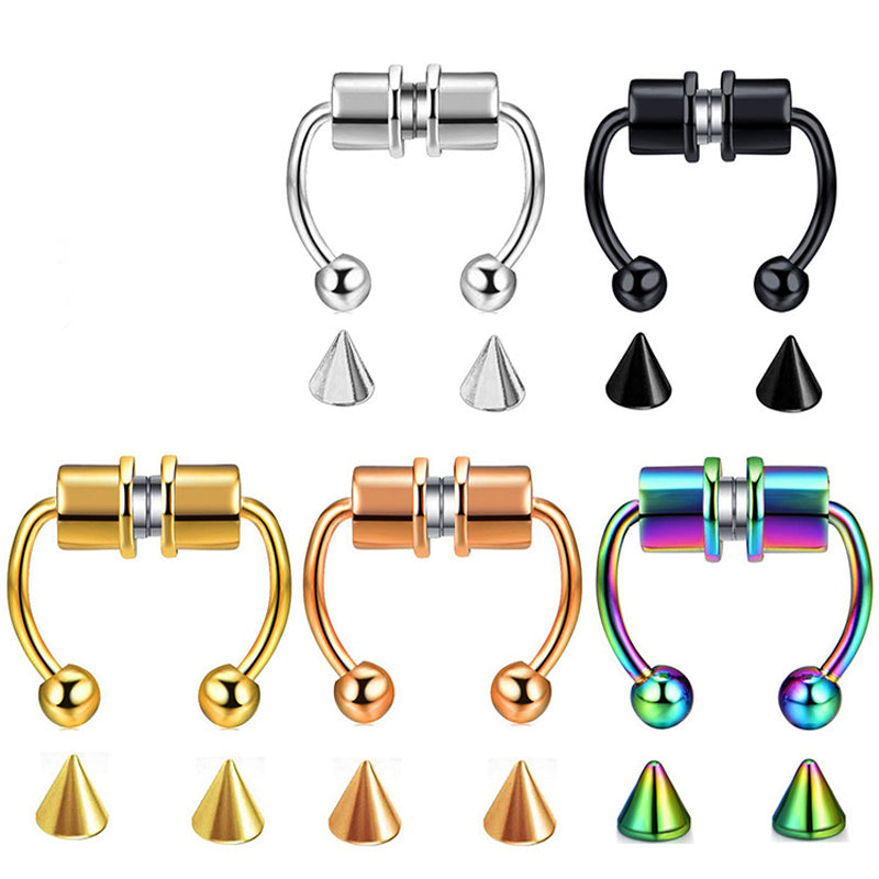 Non-Piercing Magnetic Nose Piercing