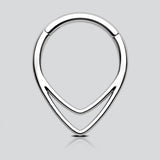 Piercing de nez éblouissant à double rangée