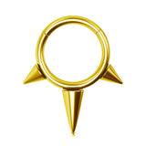 Piercing de nez éblouissant à double rangée