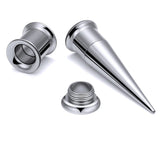 Titanium Spike Flared Ear Stretching Kit 