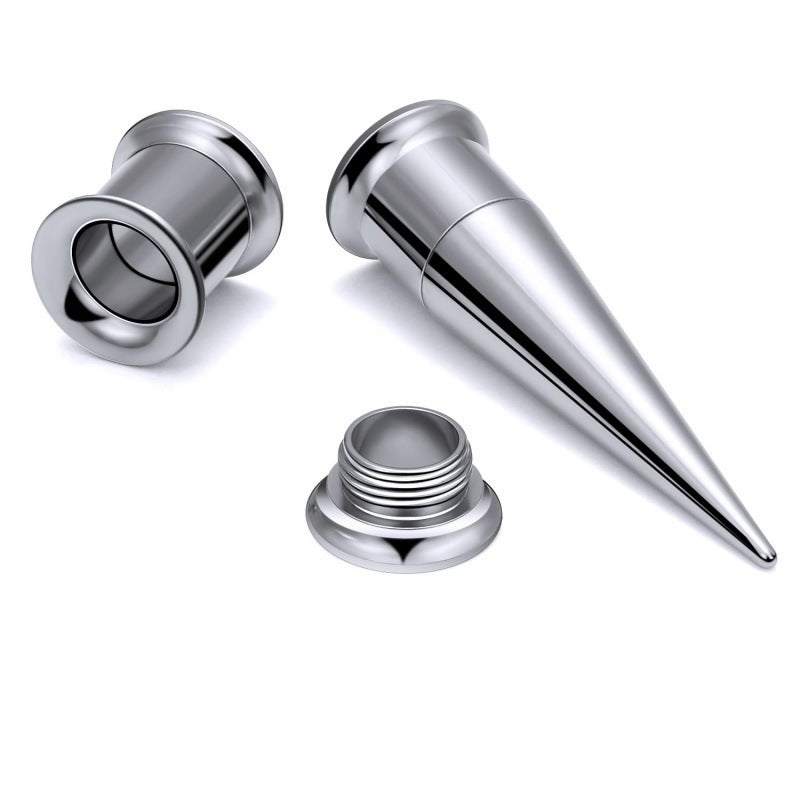 Titanium Spike Flared Ear Stretching Kit 