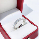 S925 Moissanite Circle Ring