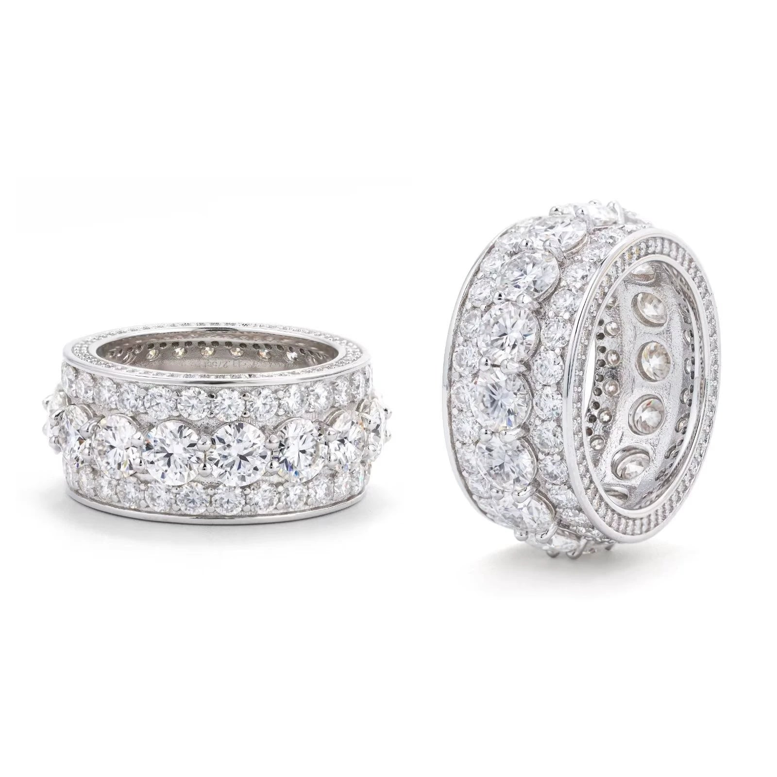 S925 Moissanite Band Ring