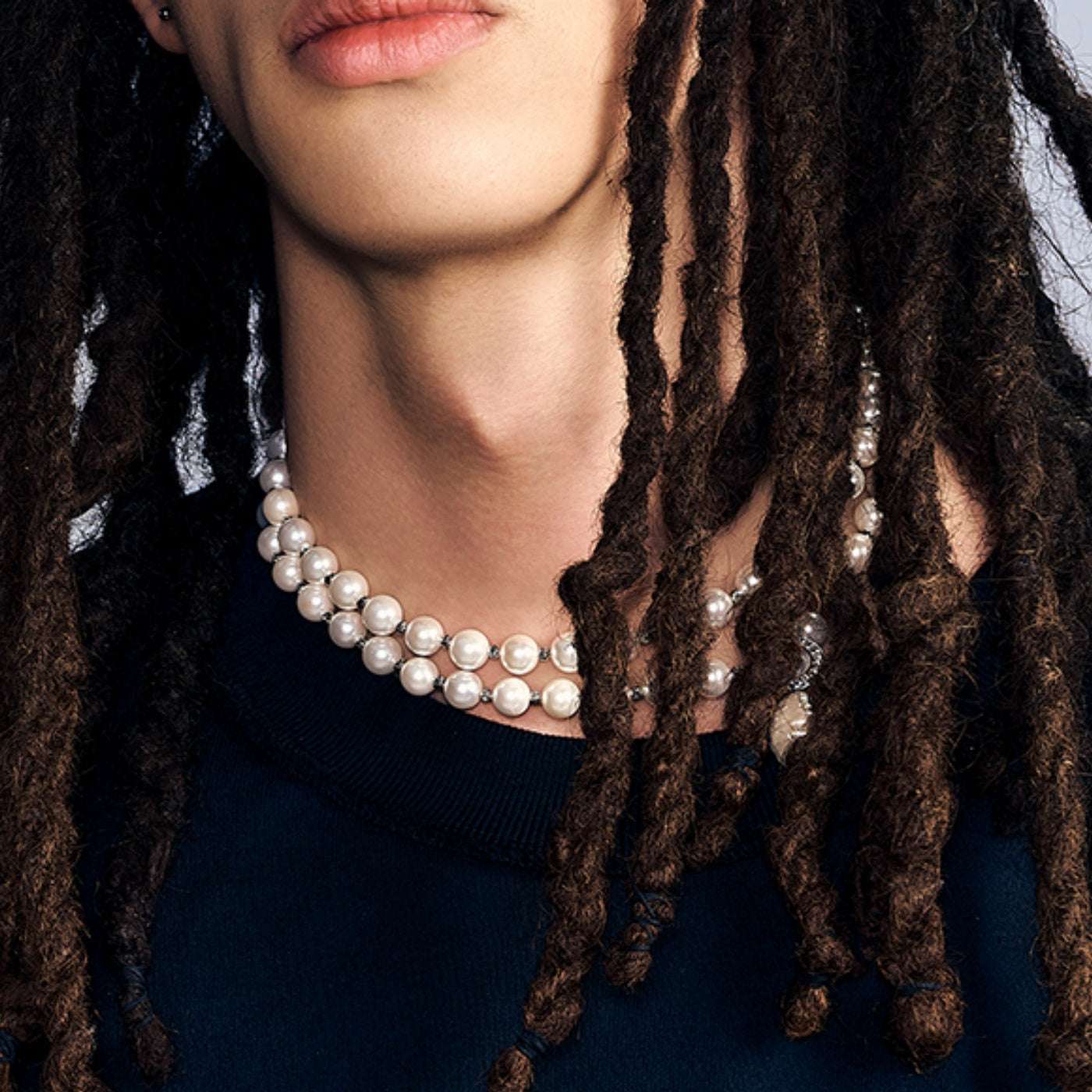 Pearl Torque Chain Necklace
