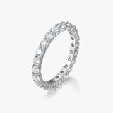 S925 Moissanite Glintline Ring