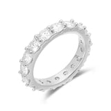 S925 Moissanite Circle Ring