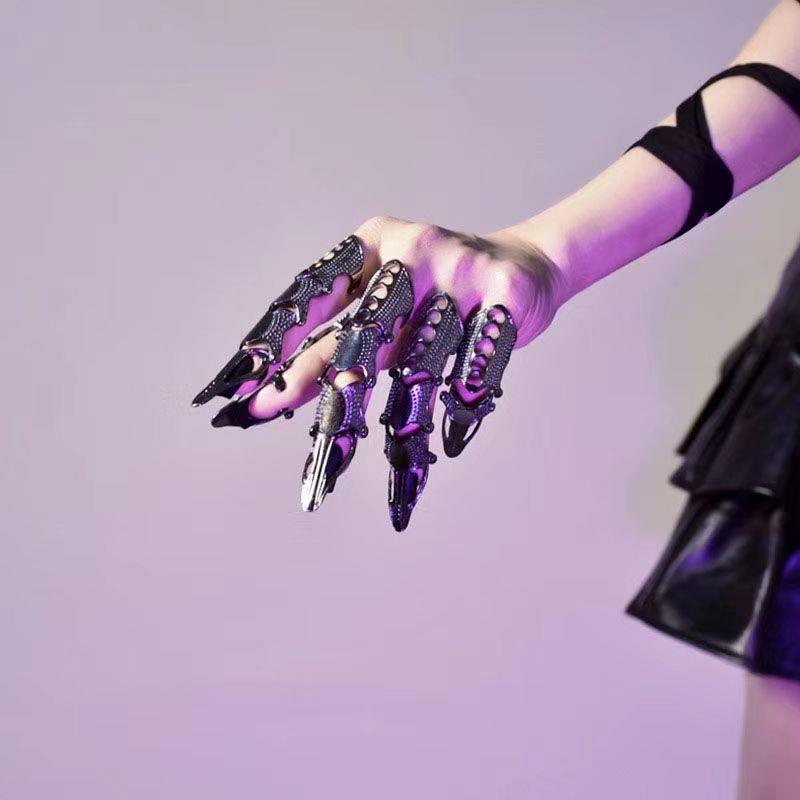 Revenant Skull Knuckle Ring