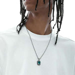 Emerald Torque Retro Chain Necklace