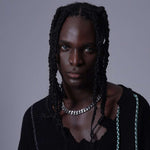 Dual Face Cuban Gothic Chain Necklace