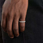 S925 Moissanite Glintline Ring
