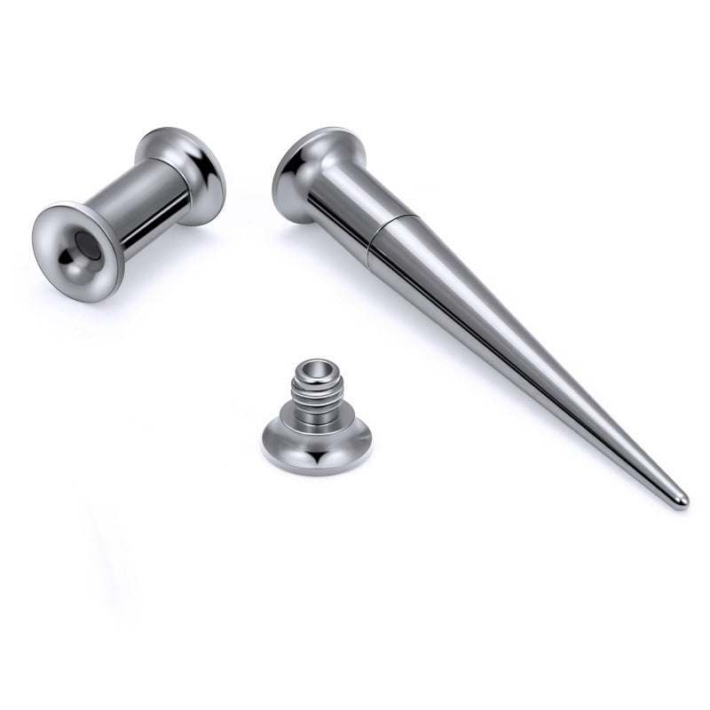 Titanium Spike Flared Ear Stretching Kit 