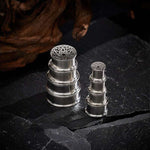 Stainless Steel Papercut Blossom Ear Gauge Tunnels 2Pcs