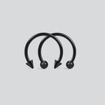 2PCS Horseshoe Septum Ring Pack